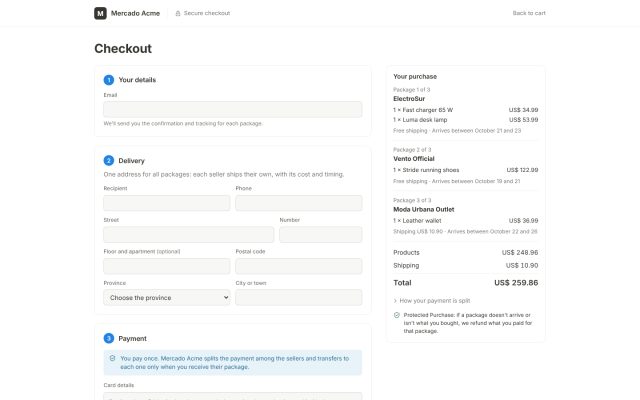 Marketplace · Checkout (Buyer) · Payment Flow