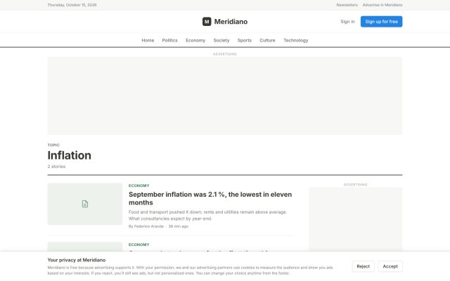 Media portal / Advertising · Front Page and Discovery · Topic/Tag Page
