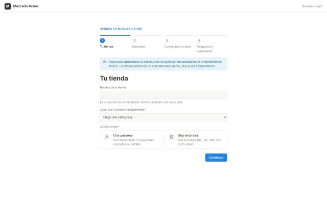 Marketplace · Portal del Vendedor (Vendor Portal) · Onboarding/KYC