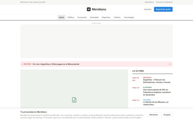 Portal de medios / Publicidad · Portada y Descubrimiento · Portada (Home)