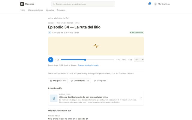 Suscripción de contenido · Portal del Suscriptor (Consumidor) · Reproductor/Lector